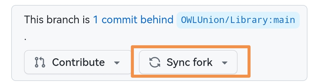 Sync fork